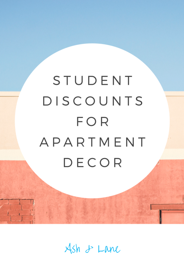 Student Discounts for Apartment Decor